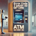 ATM error code 3 DA091 00 EBT card