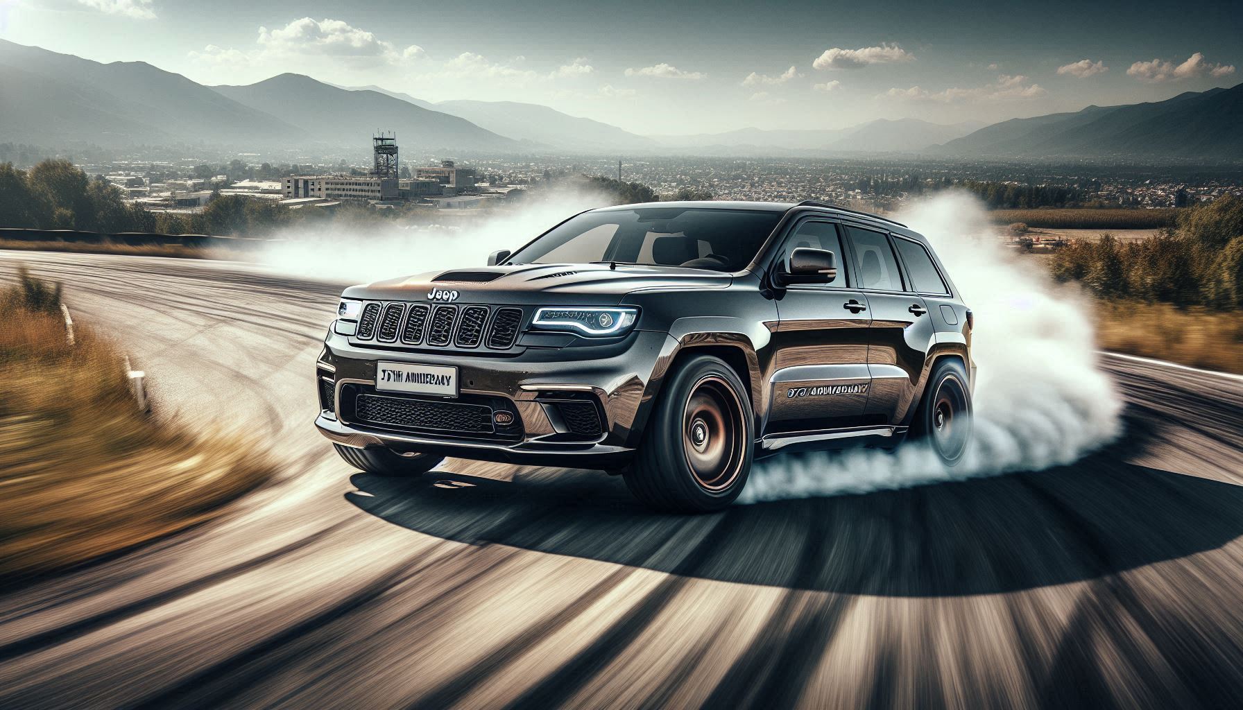 how to drift a Jeep Grand Cherokee 75th Anniversary