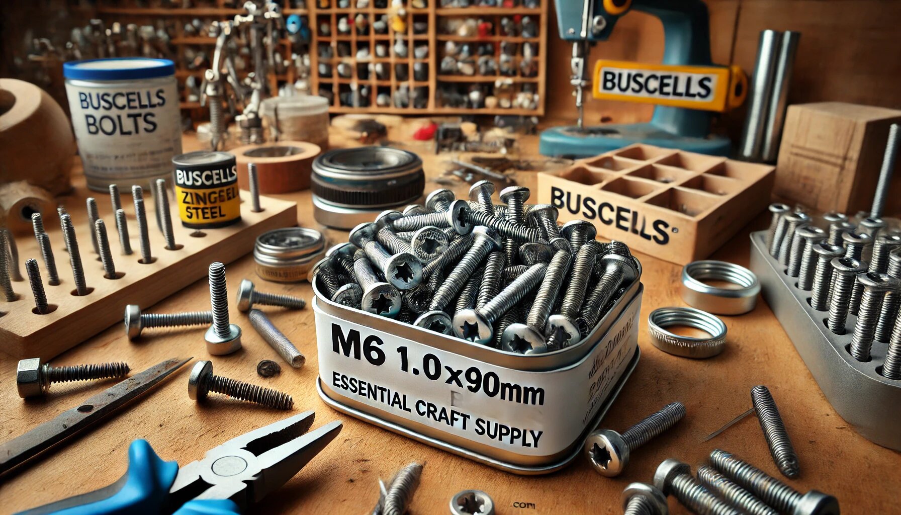 M6 1.0x90mm Bolts Craft Supply